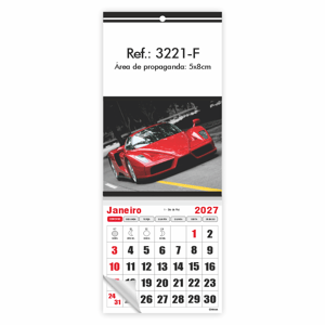 Imã de Geladeira com Bloco 8x7,8cm Ref.: 3221-F