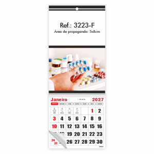 Imã de Geladeira com Bloco 8x7,8cm Ref.: 3223-F