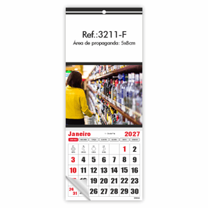 Imã de Geladeira com Bloco 8x7,8cm Ref.: 3211-F