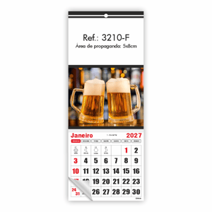 Imã de Geladeira com Bloco 8x7,8cm Ref.: 3210-F