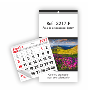 Imã de Geladeira com Bloco 8x7,8cm Ref.: 3217-F