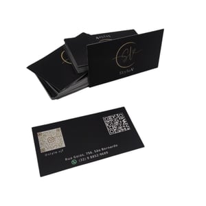 Cartão de Visita c/ Verniz Local e Lam. Fosca