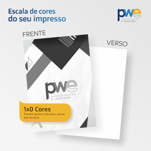 Bloco A4 - 90g - Preto e Branco - 1 via