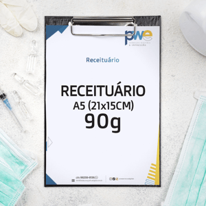 Receituário A5 - 90g