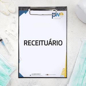Receituário Papel Sufite 90g A5 - 21x15 cm 1x0 ( Preto e Branco só Frente )  Bloco com 100 Folhas 