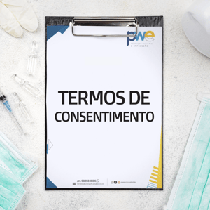 Termos de Consentimento Papel Sufite 90g A4 - 29x21 cm 4x0 ( Colorido Frente só Frente )  Bloco com 100 Folhas 