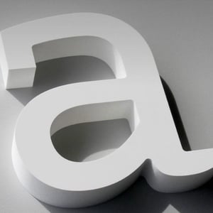 Letra Caixa PVC Expandido 10cm Altura