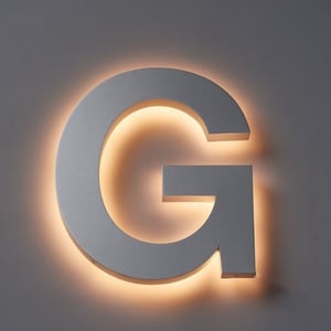 Letra Caixa com Led Indireto