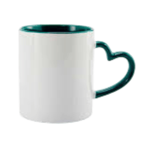 CANECA INTERIOR E ALÇA CORAÇÃO COLORIDO