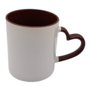 CANECA INTERIOR E ALÇA CORAÇÃO COLORIDO