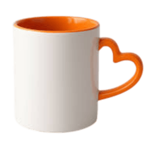 CANECA INTERIOR E ALÇA CORAÇÃO COLORIDO