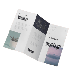 FOLDER A4 HORIZONTAL GOSSY 120G A4 29,7X21 CM IMPRESSÃO 4X4 BRILHO CORTE RETO / COM 2 DOBRAS 