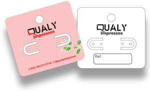 TAG QUADRADA GLOSSY 240G 5X4,5 CM IMPRESSÃO 4X4 LAMINAÇÃO BRILHO OU FOSCO 4 CANTOS ARREDONDADOS 