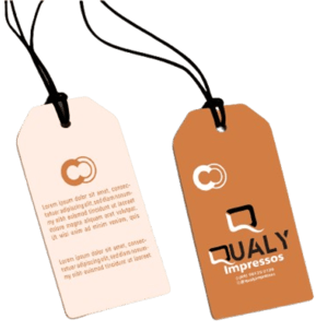 TAG RETANGULAR GLOSSY 240G 9X5 CM IMPRESSÃO 4X4 LAMINAÇÃO BRILHO OU FOSCO RECORTE ESPECIAL LACRE DE AUTENTICIDADE VENDIDO SEPARADAMENTE - CONSULTAR CORES DISPONÍVEIS