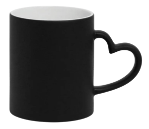 CANECA MÁGICA ALÇA CORAÇÃO CERÂMICA 325 ML IMPRESSÃO 4x0 FOSCO PERSONALIZADO ENVIAR SUAS INFORMAÇÕES PELO WHATSAPP OU ÁREA DO CLIENTE