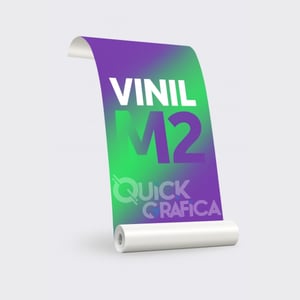 Adesivo Vinil Metro Quadrado Vinil Adesivo Brilho  4x0 - Colorido Frente / Verso sem impressão   