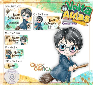 Etiqueta Escolar - HARRY POTTER