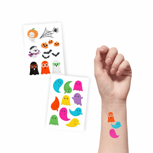 Cartela Tatuagem Temporária Personalizado Papel Tatuagem Temporária Personalizado 4x0 - Colorido Frente Laminação  