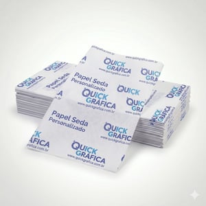 Papel Seda Personalizado Papel Seda Monolúcido 40g  Logo Colorido / Fundo Branco   Logo Colorido e fundo branco - NÃO FAZEMOS FUNDO TODO PREENCHIDO.