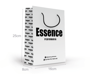 SACOLA DE PAPEL PERSONALIZADA SCP03 25X16X8 COR BRANCA LOGO COLORIDA PAPEL OFFSET 180g 25X16X8 IMPRESSÃO COLORIDA SEM LIMITE DE CORES SEM REVESTIMENTO REFORÇO DE ALÇA DOBRA DUPLA A impressão pode variar em até 15% da tonalidade de sua logo, pois cada tela de celular ou monitor tem uma calibragem diferente. Assim como pode haver diferença de tonalidade de um produto para outro.