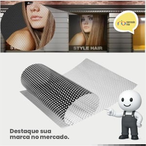 Adesivo Perfurado para Vidro