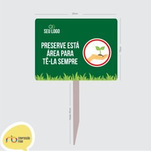 Placas de Jardim