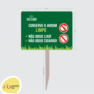 Placas de Jardim