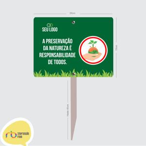 Placas de Jardim