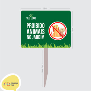 Placas de Jardim
