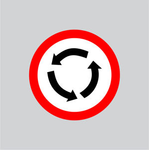 Placa Circular Obrigatório