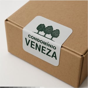 Etiqueta adesiva Vinil ETIQUETA ADESIVA 4x0 Brilho Com acabamento Pedido Mínimo R$ 47,00