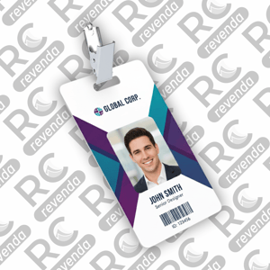 Crachá Pvc  4x0 Brilho reto ou arredondado 