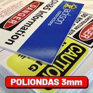 IMPRESSÃO UV - 30x40 cm Polionda 3mm 30x40 cm Personalizado Impressão UV Fosca Sem Acabamento 