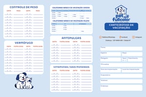 Carteirinha de Vacinação Pet