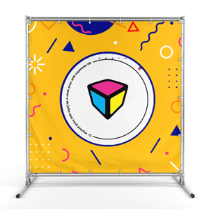 Lona 440g Fosca com Ilhós • Lona 440g Fosca • Personalizado • 4x0 Cores • Sem Revestimento • Reforço + Ilhós • Trama 300x500