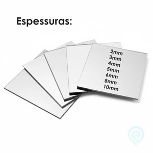 Corte a Laser - Acrílico Branco