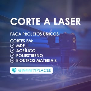 Corte a Laser - Chapa de Acrílico Incolor