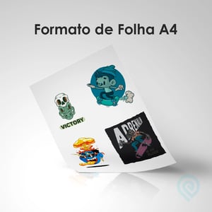 Cartela A4 - DTF Têxtil Poliamida