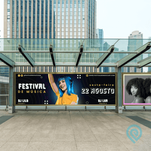 Lona Backlight - Com reforço + ilhós