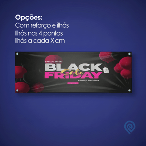 Lona Backlight - Com reforço + ilhós