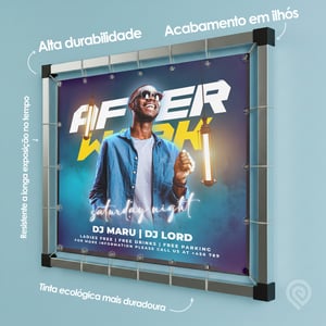 Lona com Ilhós 440g -