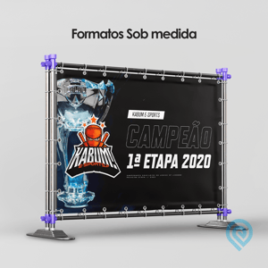 Lonas para Backdrop - Com reforço + ilhós