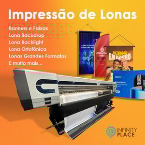 Lonas para Backdrop - Com reforço + ilhós