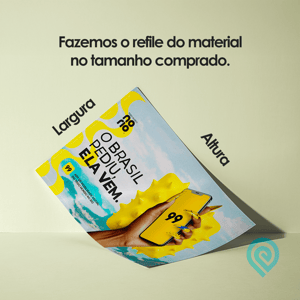 Adesivo Branco Personalizado - m²