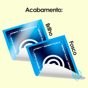 Adesivo Branco Personalizado - m²