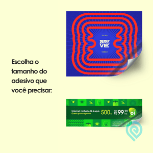 Adesivo Branco Personalizado - m²