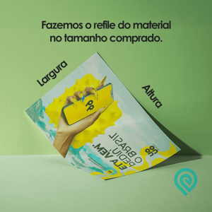 Adesivo Transparente Invertido - Cola Na Impressão