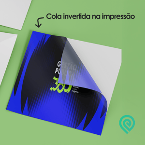 Adesivo Transparente Invertido - Cola Na Impressão