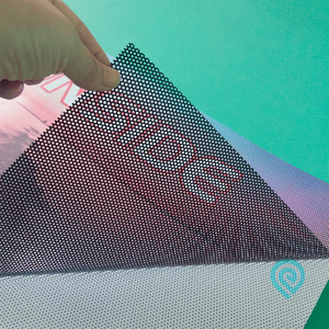 Adesivo Perfurado Personalizado - m²