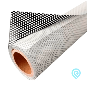 Adesivo Perfurado Por Rolo - Largura 134